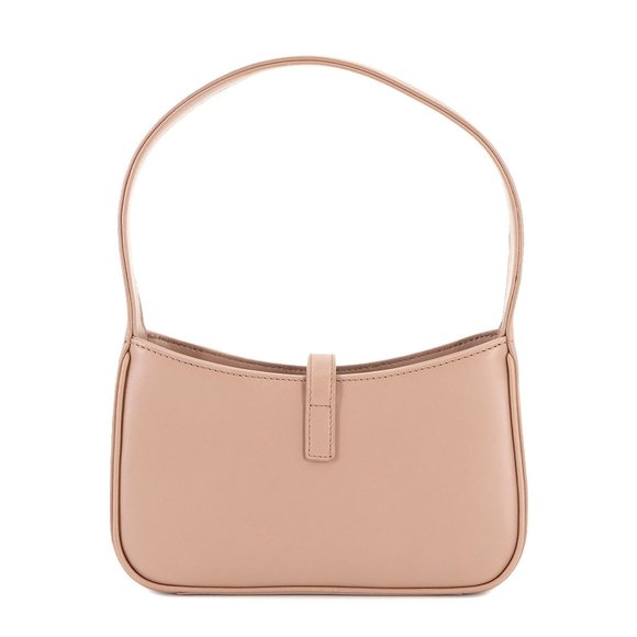 Saint Laurent LE5A7 Mini Handbag, Pink Beige Leather, 710318, Gold Hardware - Picture 2 of 9